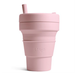 foldable cup with straw 