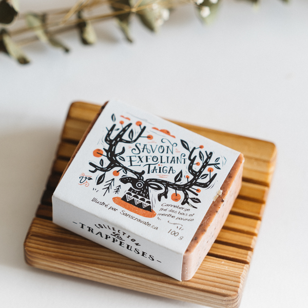 taiga exfoliating soap
