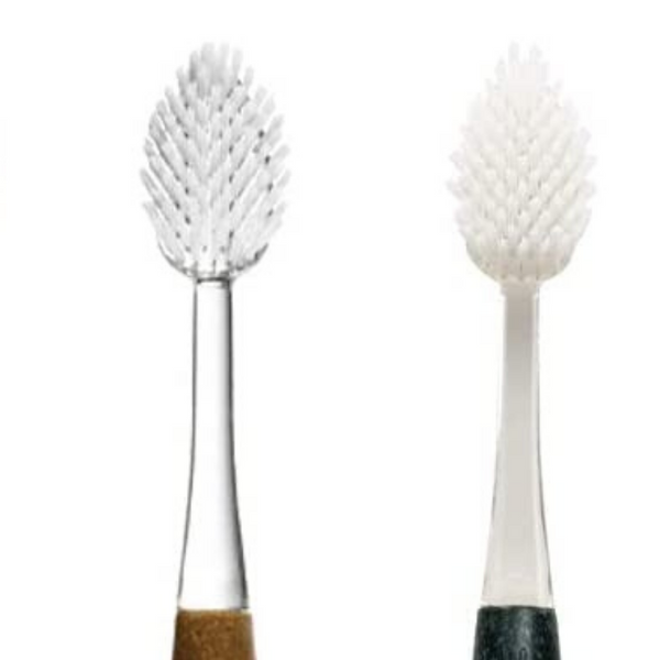 Brosse à dents en plastique recyclé et tête remplaçable||Recycled plastic toothbrush and replaceable head
