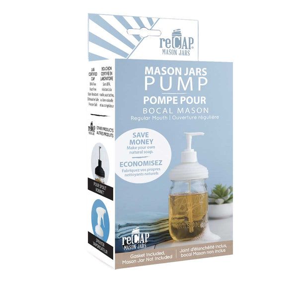 pompe pot mason
