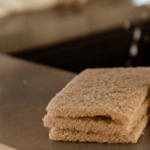 tampons à récurer - coquilles de noix